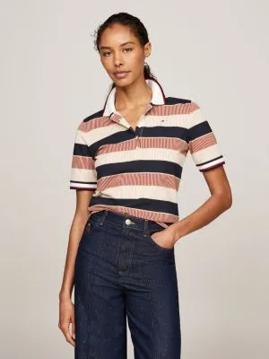 Polo coupe standard Global Stripe | BEIGE | Tommy Hilfiger