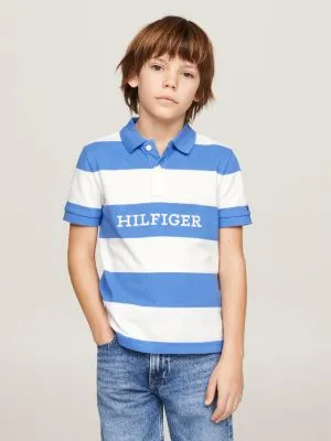 Polo coupe standard Hilfiger Monotype | Bleu | Tommy Hilfiger