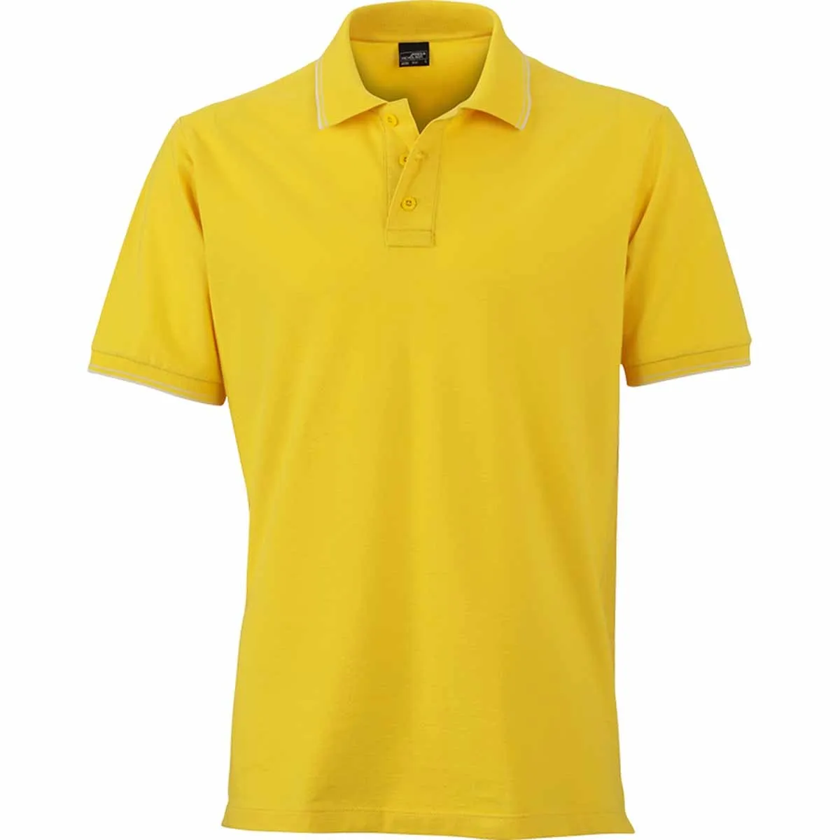 Polo homme - JN986 - jaune 