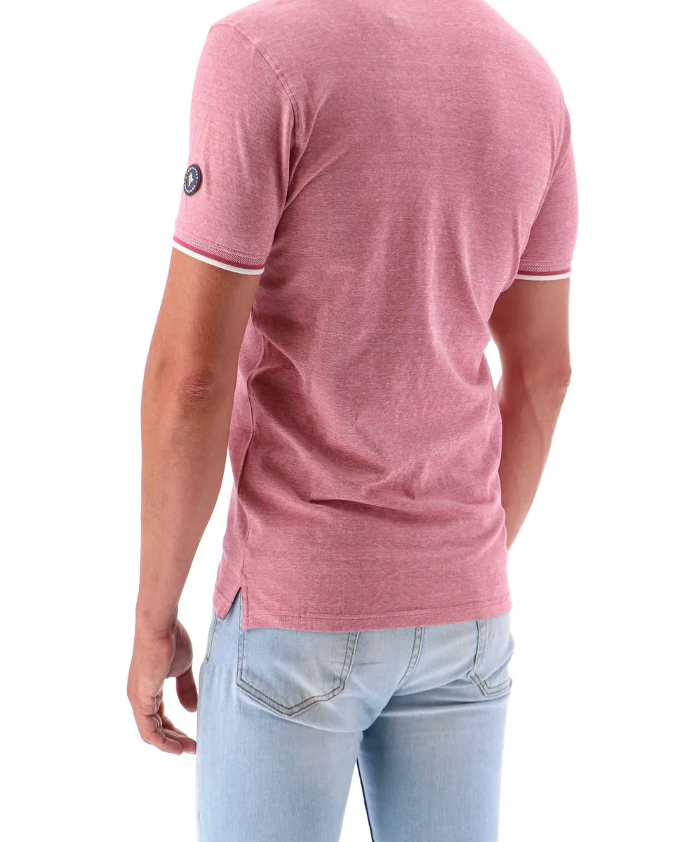 Polo mode manches courtes Homme BOHM - H - POLO MC Rose