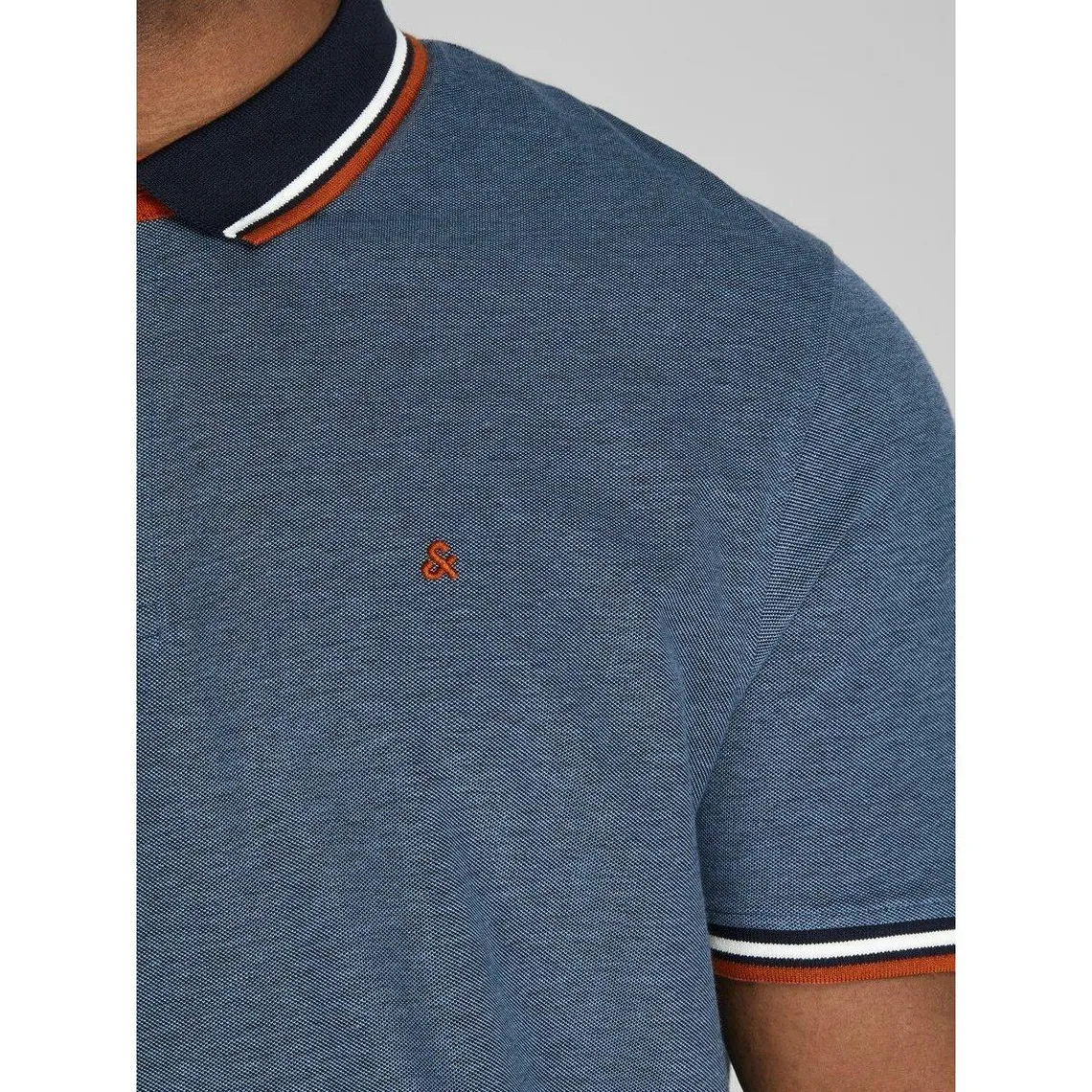 Polo Standard Fit Polo Manches courtes Bleu Marine en coton Hugo Jack & Jones - Maillot de corps Homme sur MenCorner