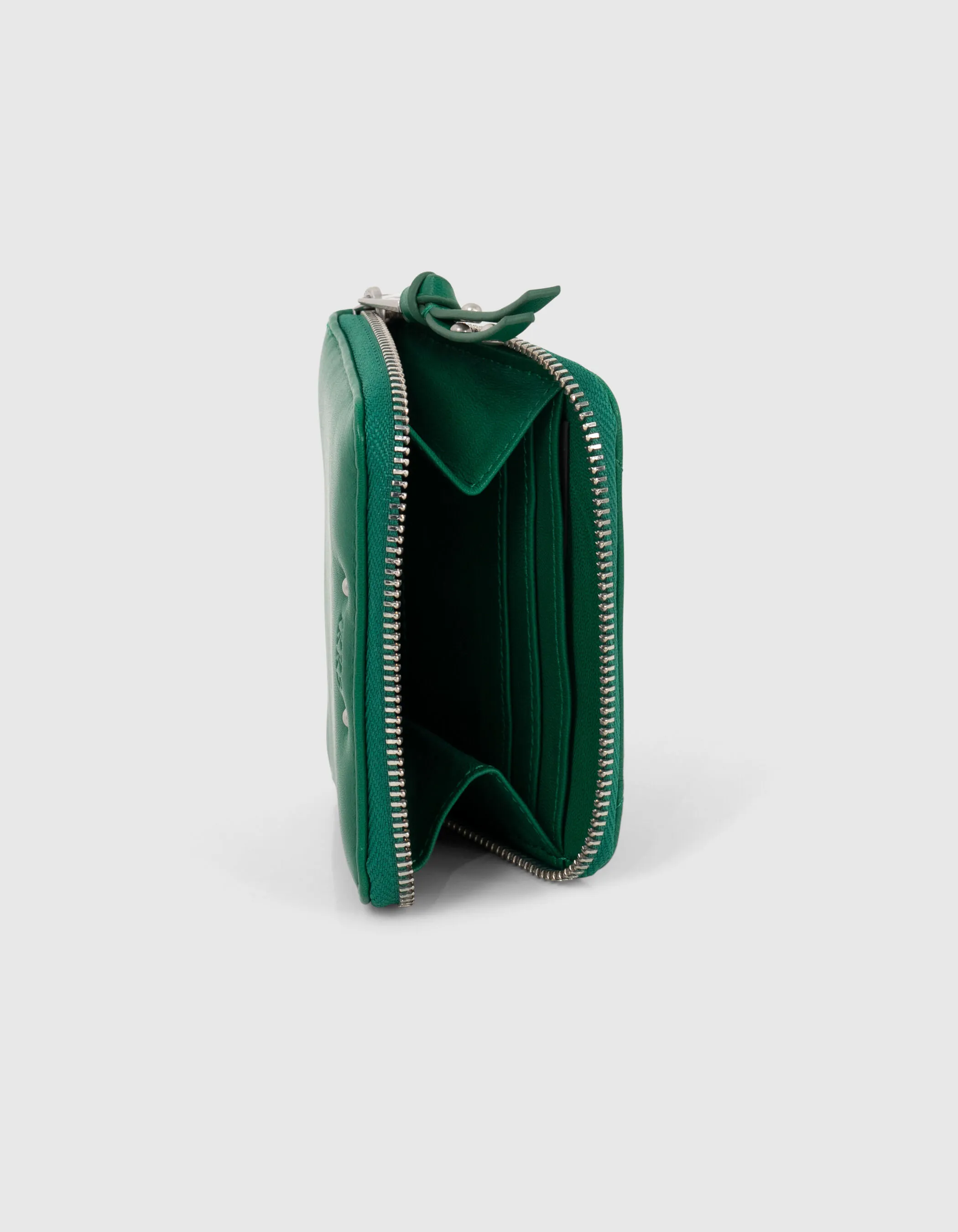 Portefeuille 1440 mini Compagnon cuir vert Femme