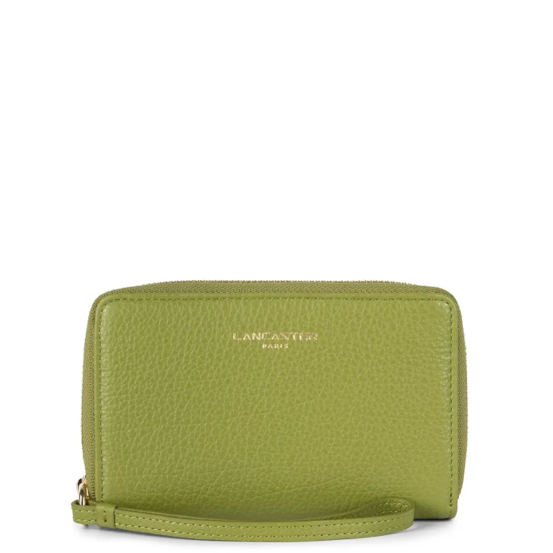 Portefeuille compagnon Dune olive vert en cuir | 3 Suisses