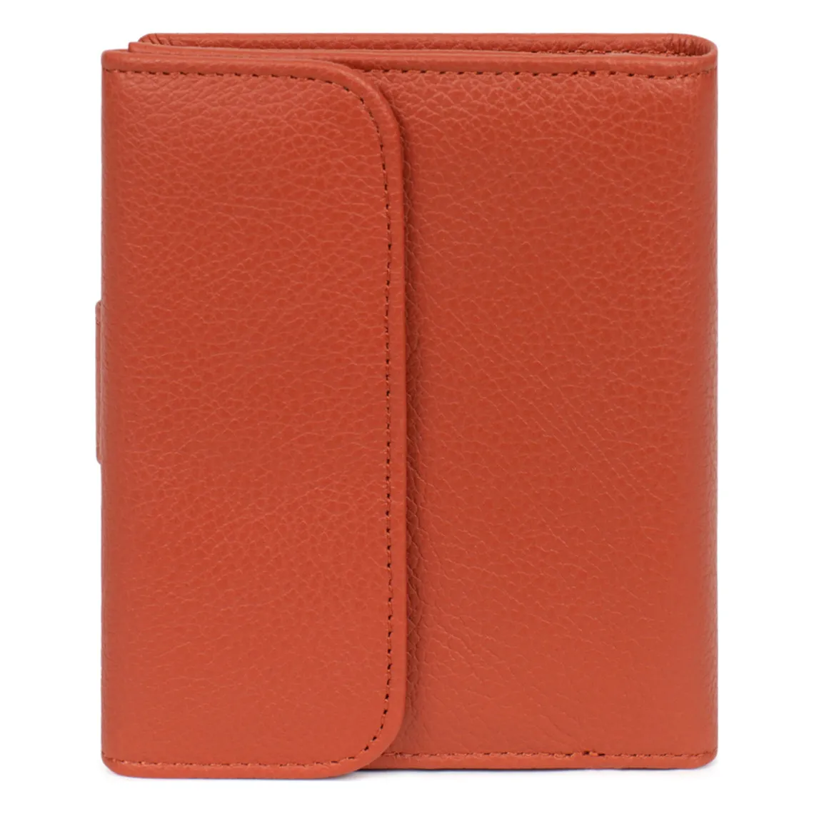 Portefeuille Cuir CONFORT Orange Maya | 3 Suisses