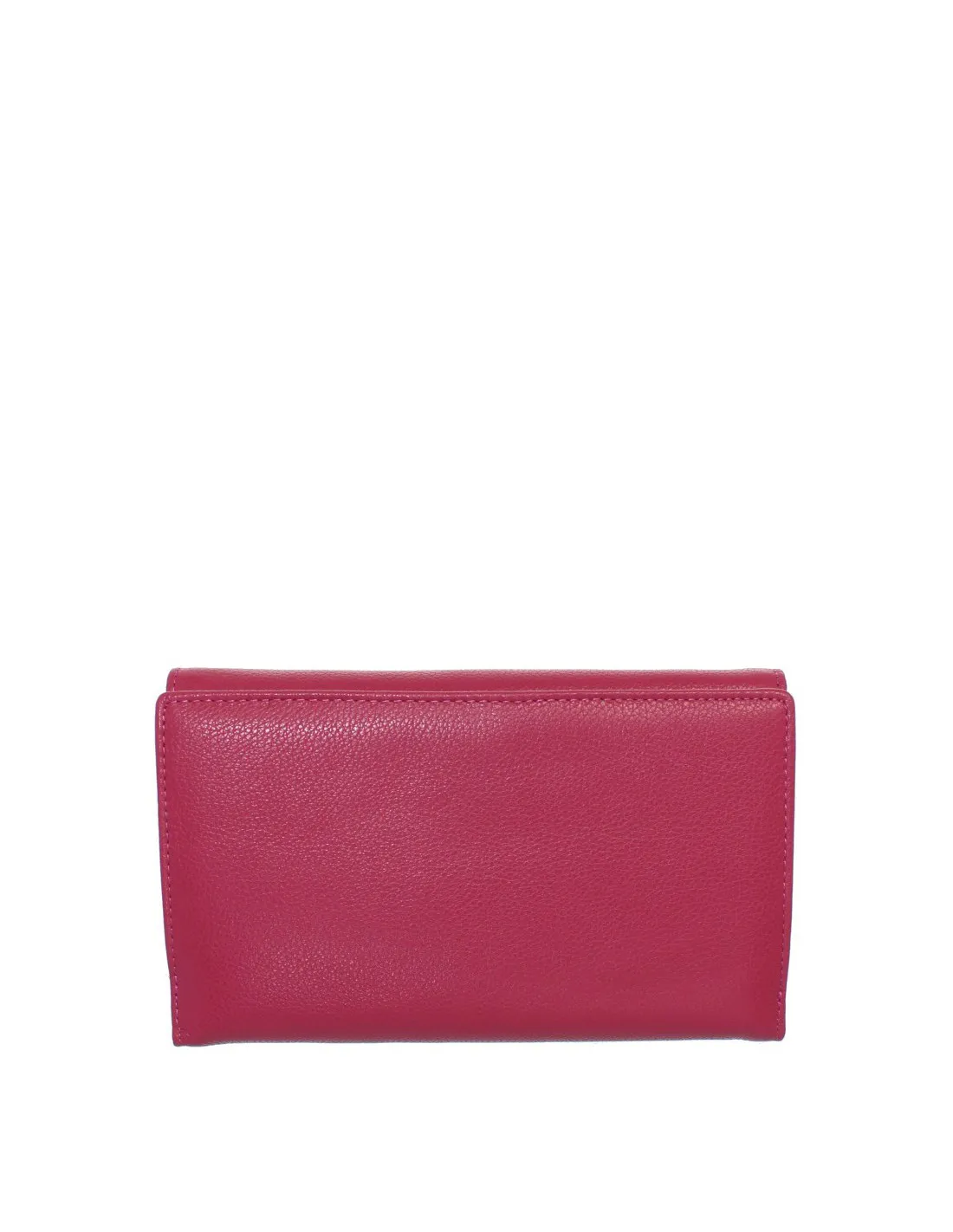 Portefeuille Hexagona cuir ref 40978 fushia 19*12*4 cm