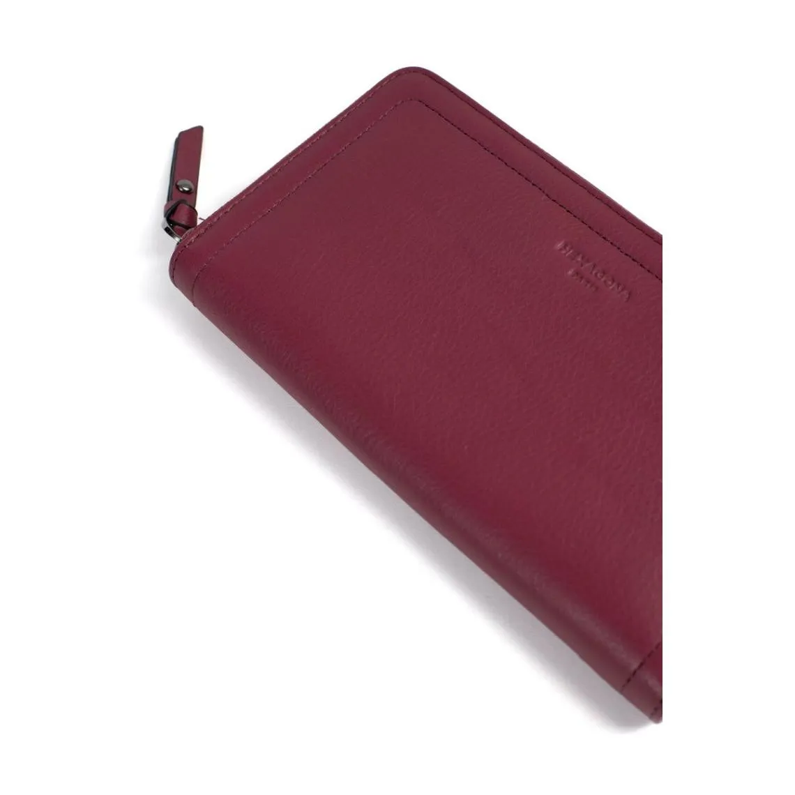 Portefeuille long Stop RFID Cuir SAUVAGEH Bordeaux | 3 Suisses