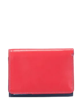 Portefeuille Mywalit cuir ref_46346 Rouge 12*9*2