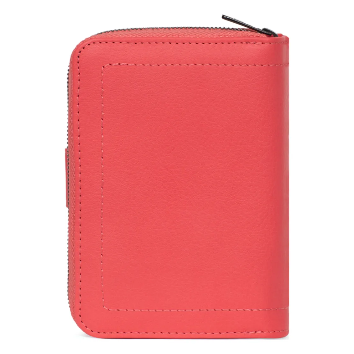 Portefeuille Stop RFID Cuir SAUVAGEH Corail Alice | 3 Suisses