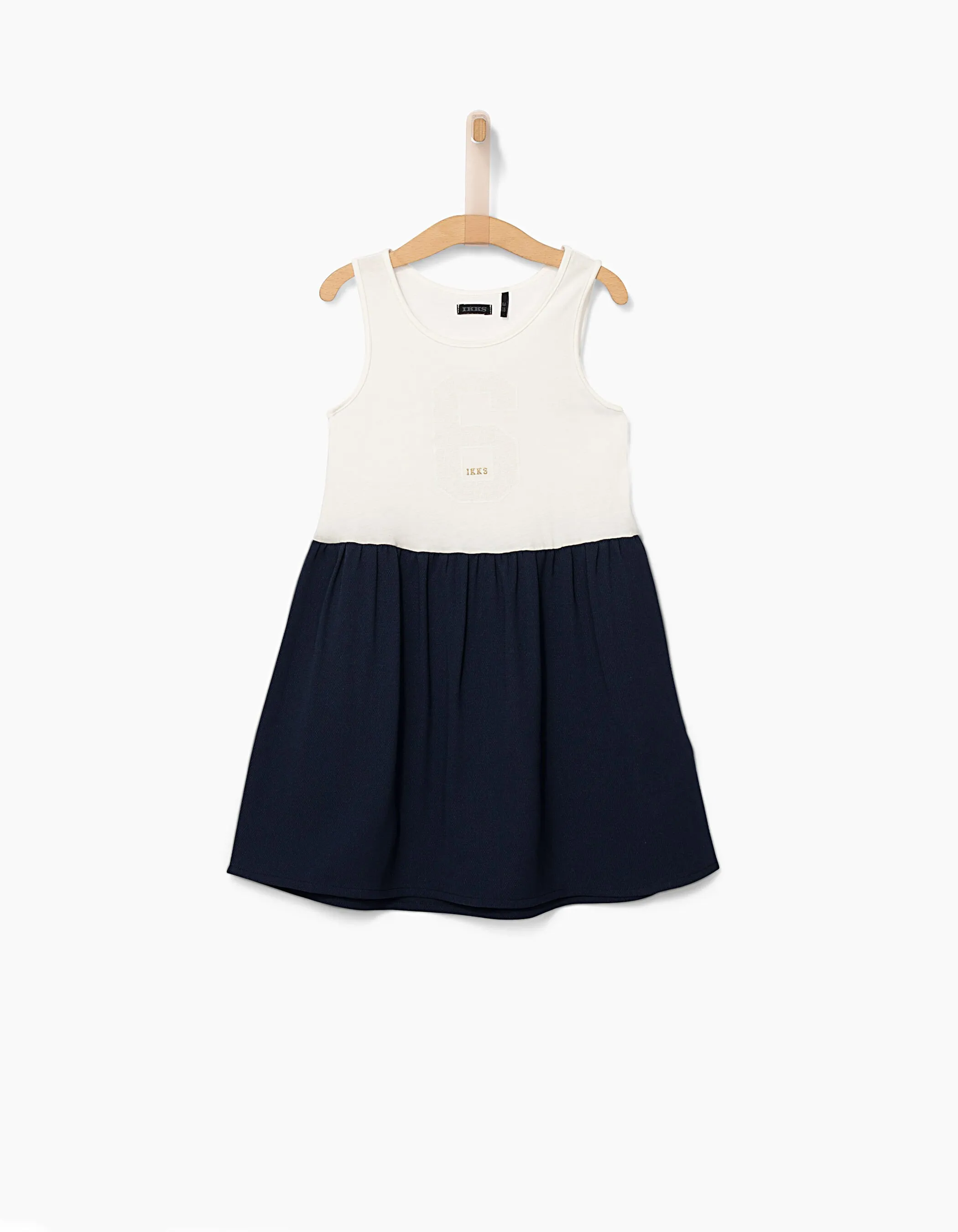 Robe 2 en 1 navy avec top cropped fille