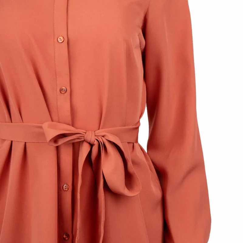 Robe manches longues ceinture à la taille Femme VERO MODA à prix 