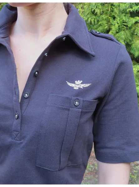 Robe polo cintrée Aeronautica Militare