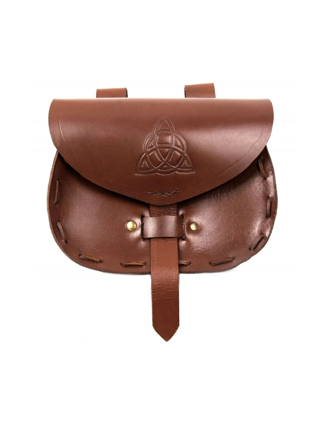 Sac ceinture Celtic Knot Erin en cuir ⚔️ Boutique Épées