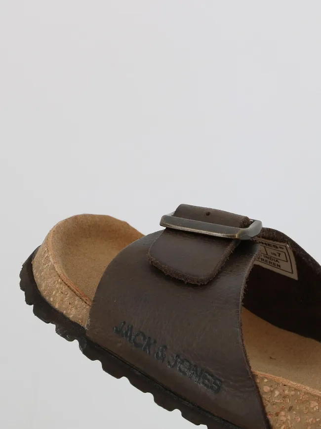 Sandales en cuir louis marron homme - Jack & Jones | wimod