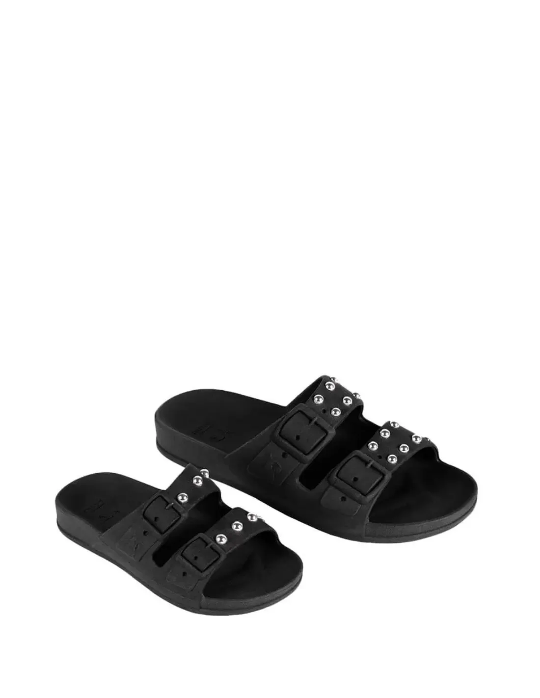 Sandales plates femme Cacatoes Ref 63304 Noir