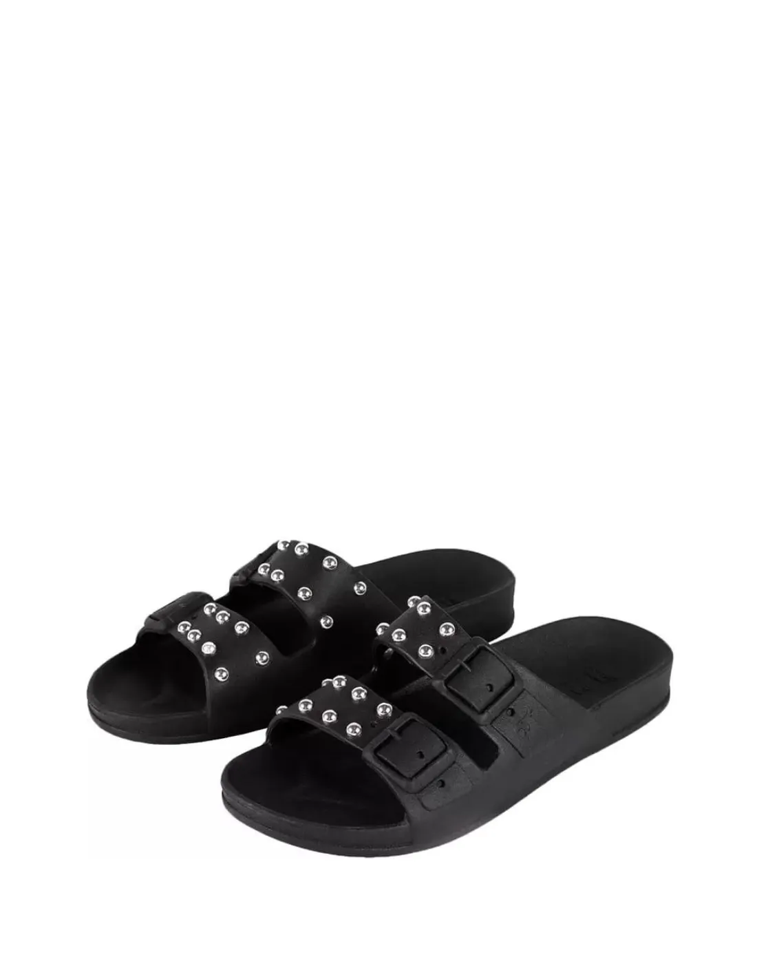 Sandales plates femme Cacatoes Ref 63304 Noir