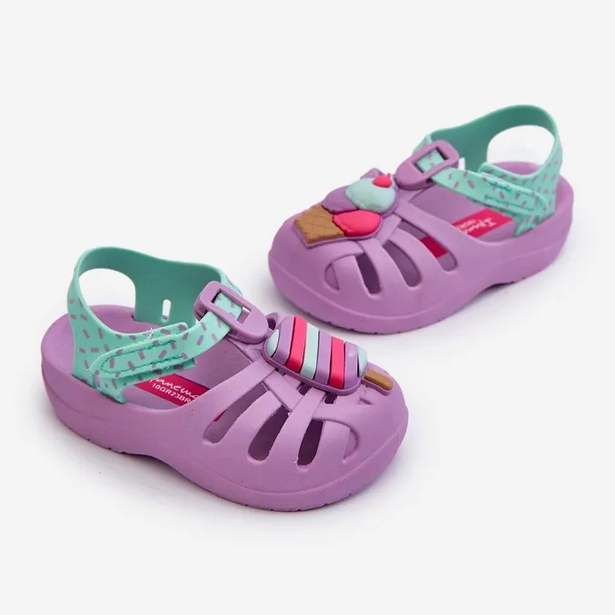 Sandales Pour Enfants Avec Velcro 83486 Ipanema Summer Xiii Baby Violet