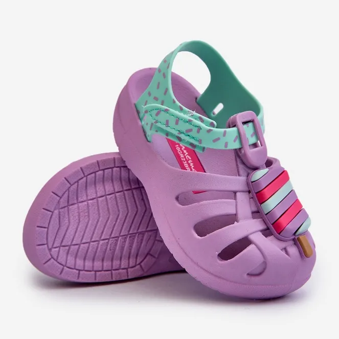 Sandales Pour Enfants Avec Velcro 83486 Ipanema Summer Xiii Baby Violet