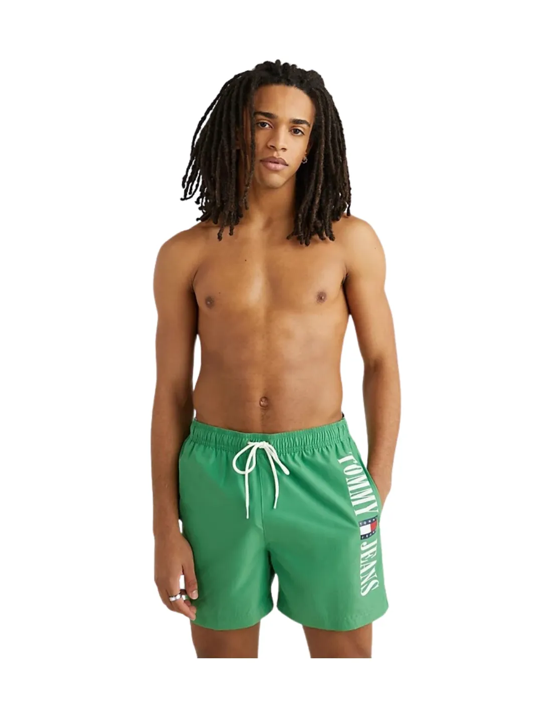 Short de bain homme Tommy Jeans Ref 60349 Vert