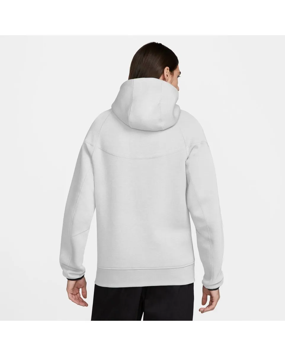 Sweat zip à capuche Homme M NK TCH FLC FZ WR HOODIE Blanc