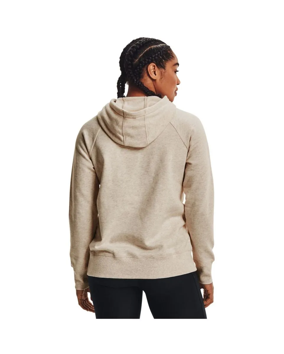 Sweatshirt à capuche manches longues Femme Rival Fleece HB Hoodie Beige