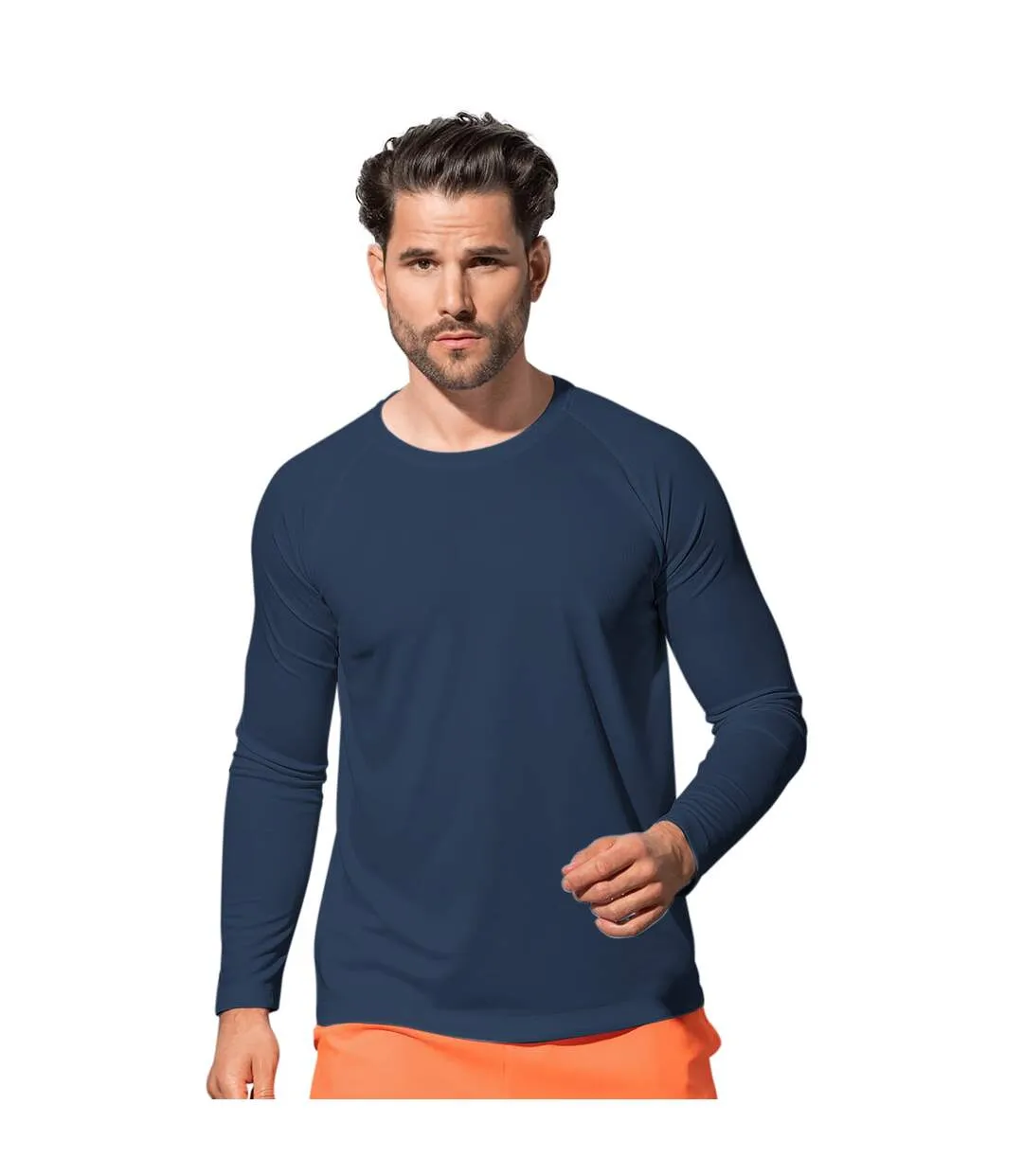 T-shirt active hommes bleu Stedman