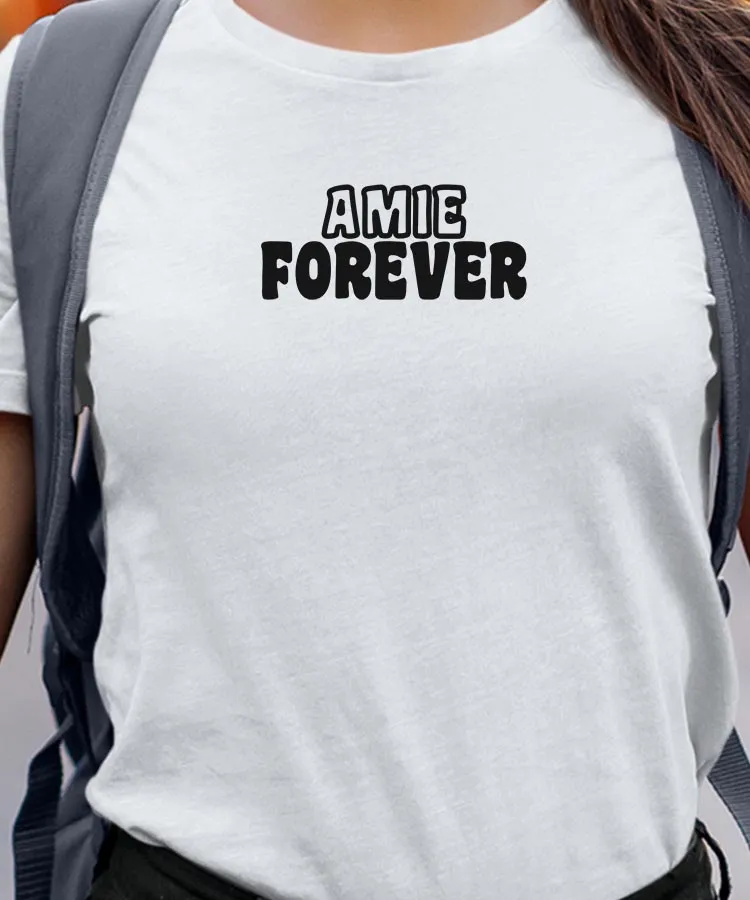 T-Shirt Amie forever face Pour femme