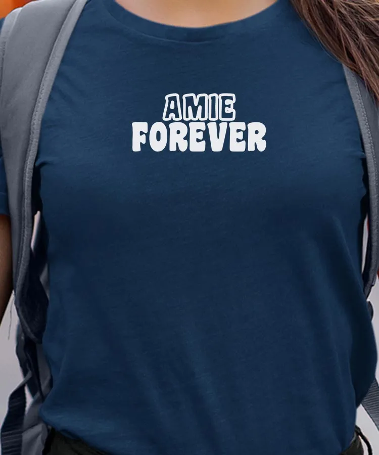 T-Shirt Amie forever face Pour femme