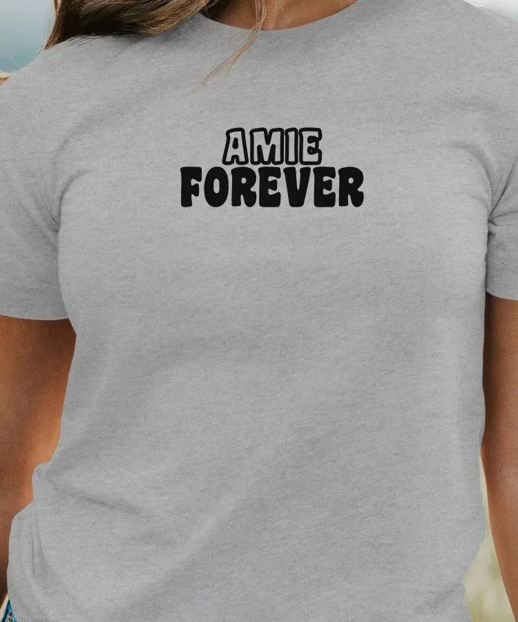 T-Shirt Amie forever face Pour femme