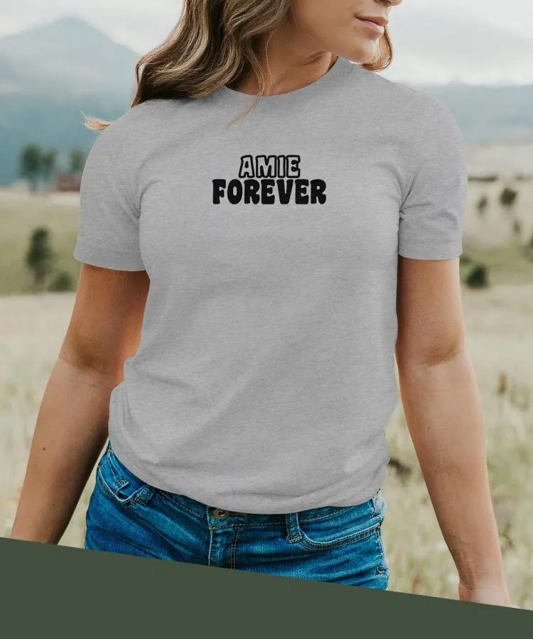 T-Shirt Amie forever face Pour femme