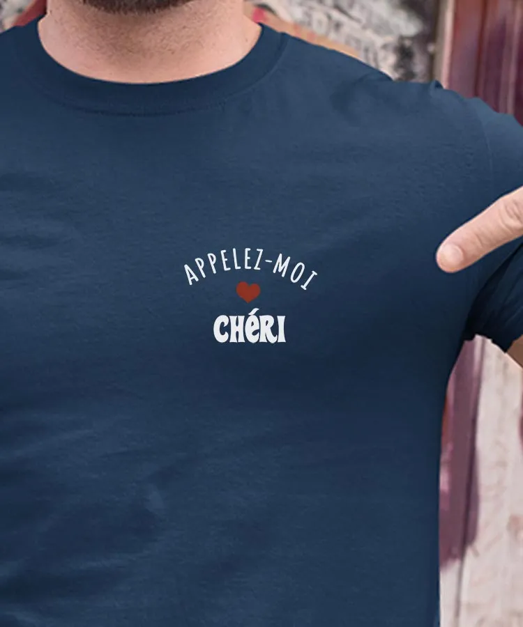 T-Shirt Appelez-moi Chéri Pour homme