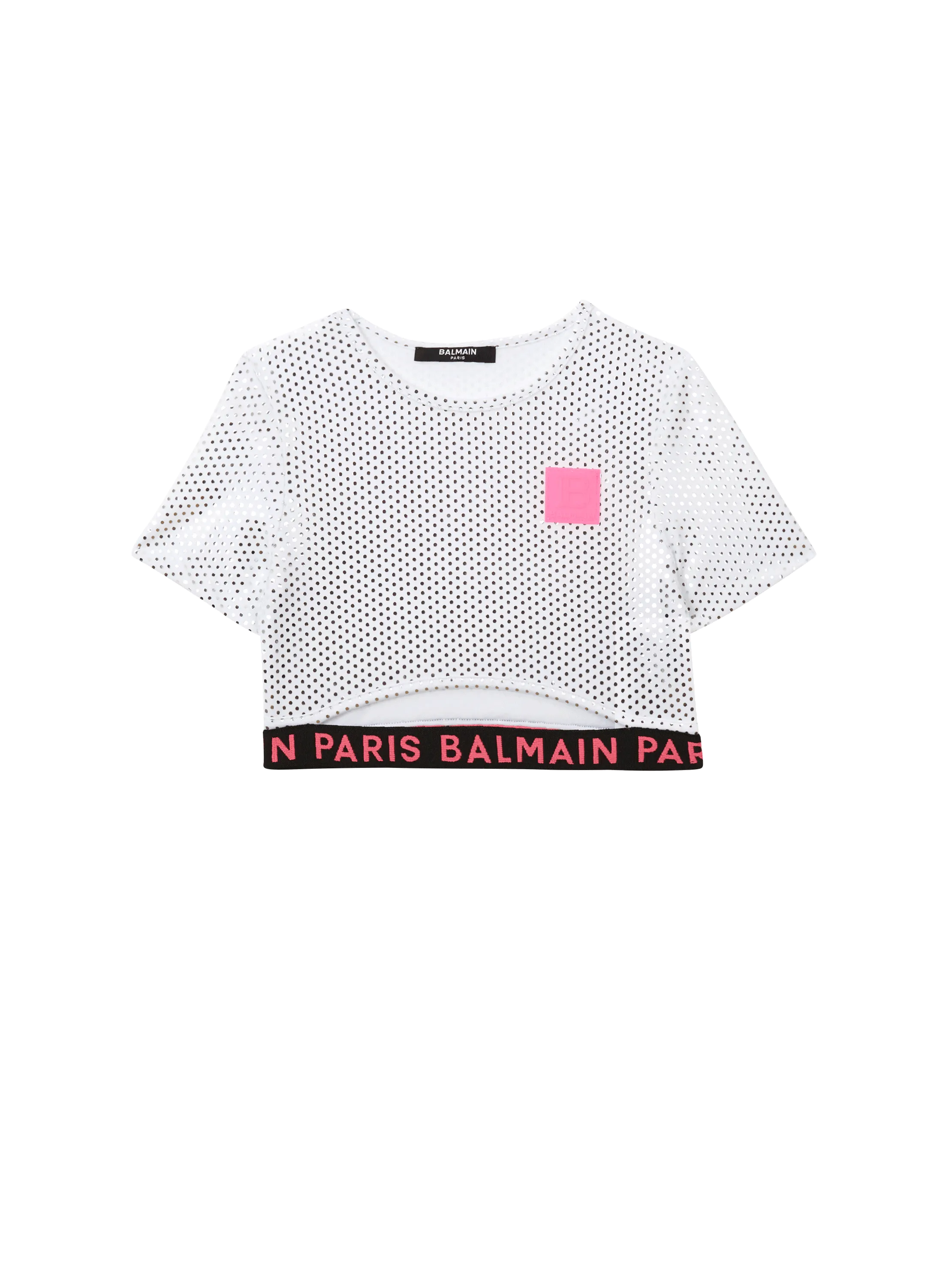 T-shirt Balmain métallisé