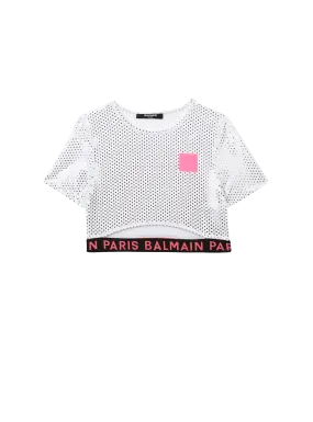 T-shirt Balmain métallisé