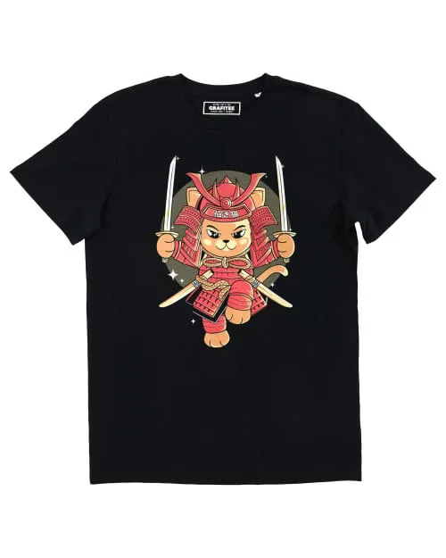 T-shirt Cat Samourai  - Chat et Japon Féodal