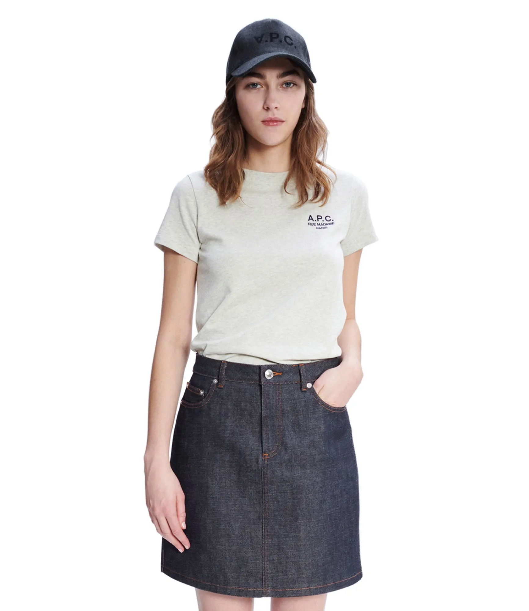 T-Shirt Denise Ecru chiné | A.P.C.