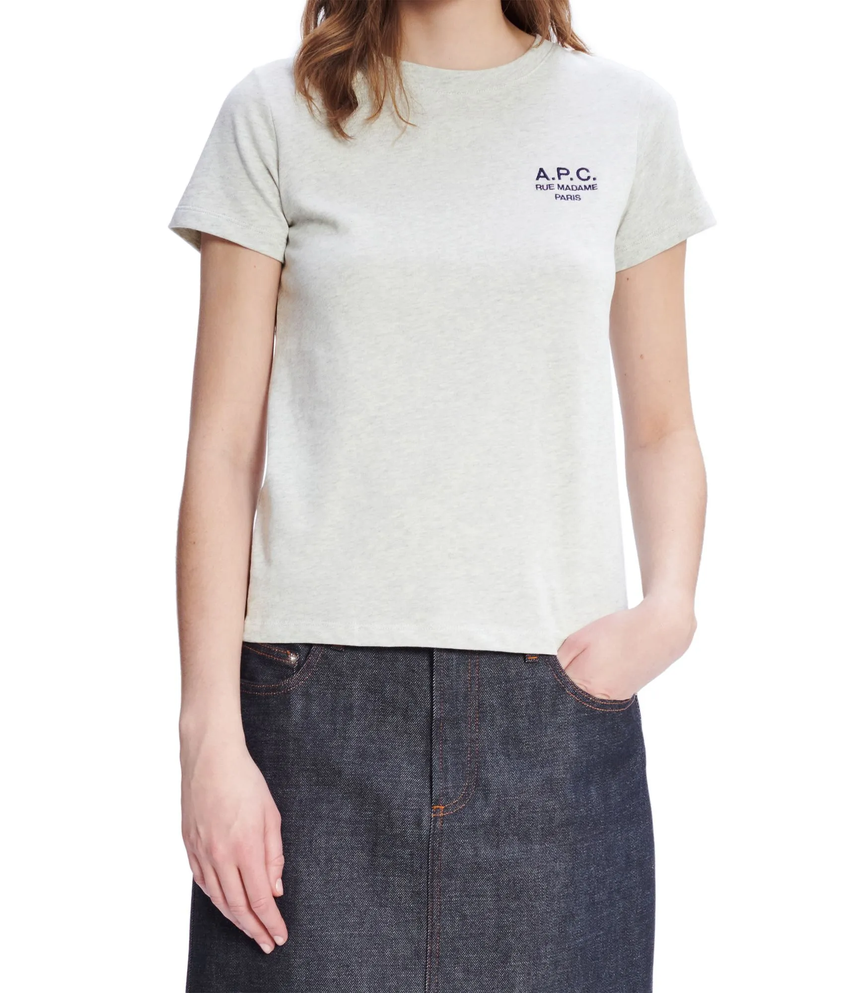 T-Shirt Denise Ecru chiné | A.P.C.