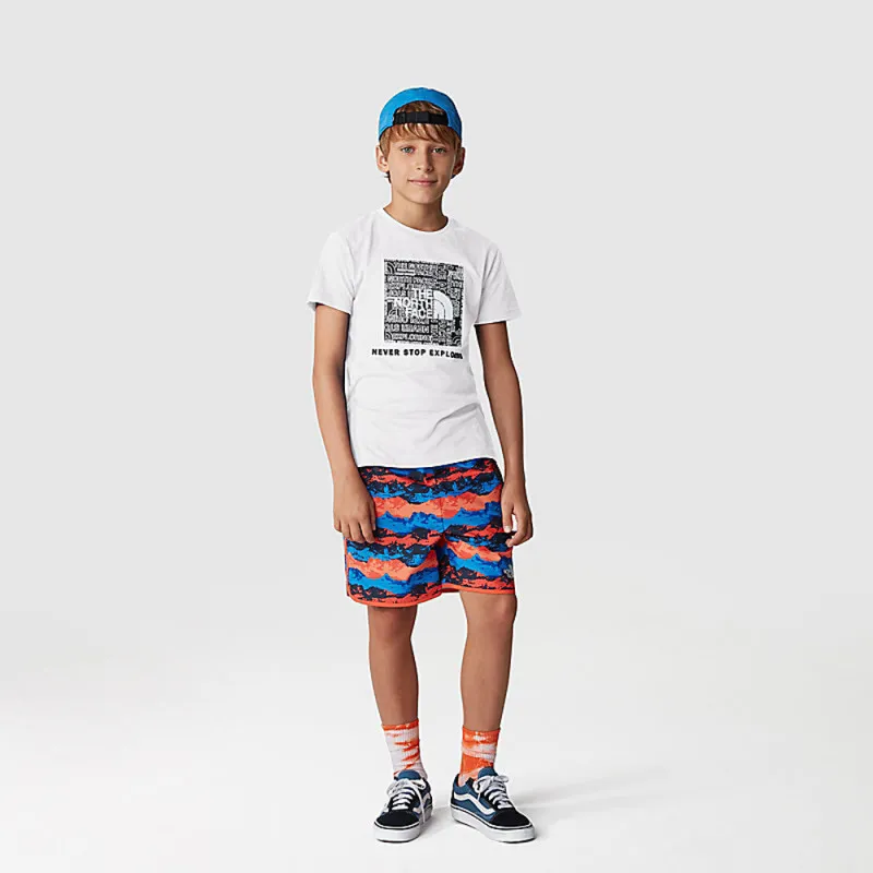 T-SHIRT ENFANTS REDBOX THE NORTH FACE BLANC