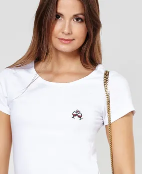 T-Shirt femme Tchin tchin (brodé)