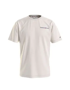 T Shirt Homme Tommy Jeans Ref 59269 Blanc