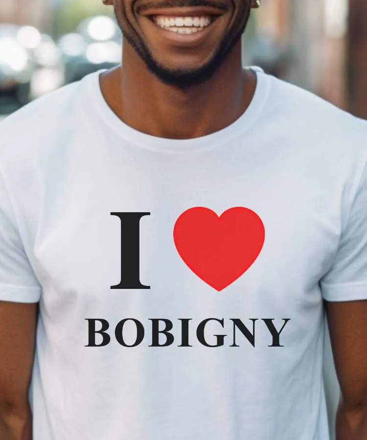 T-Shirt I love Bobigny