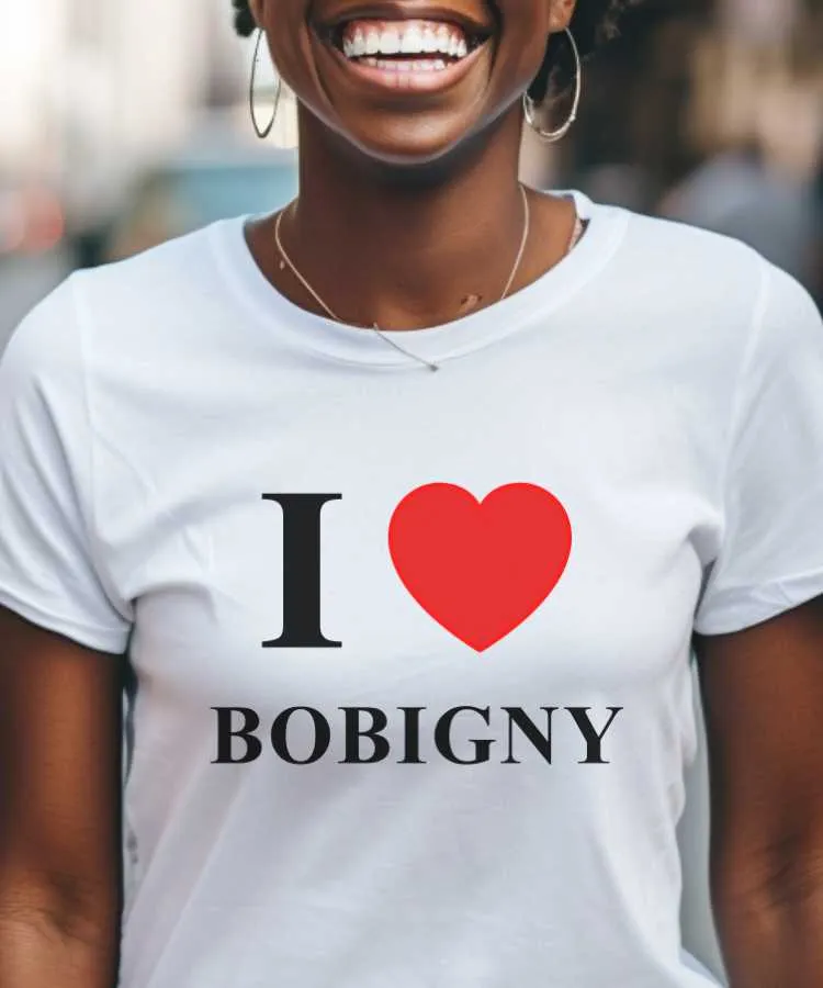 T-Shirt I love Bobigny