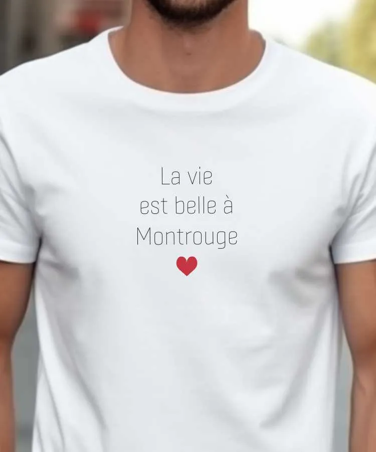 T-Shirt La vie est belle à Montrouge