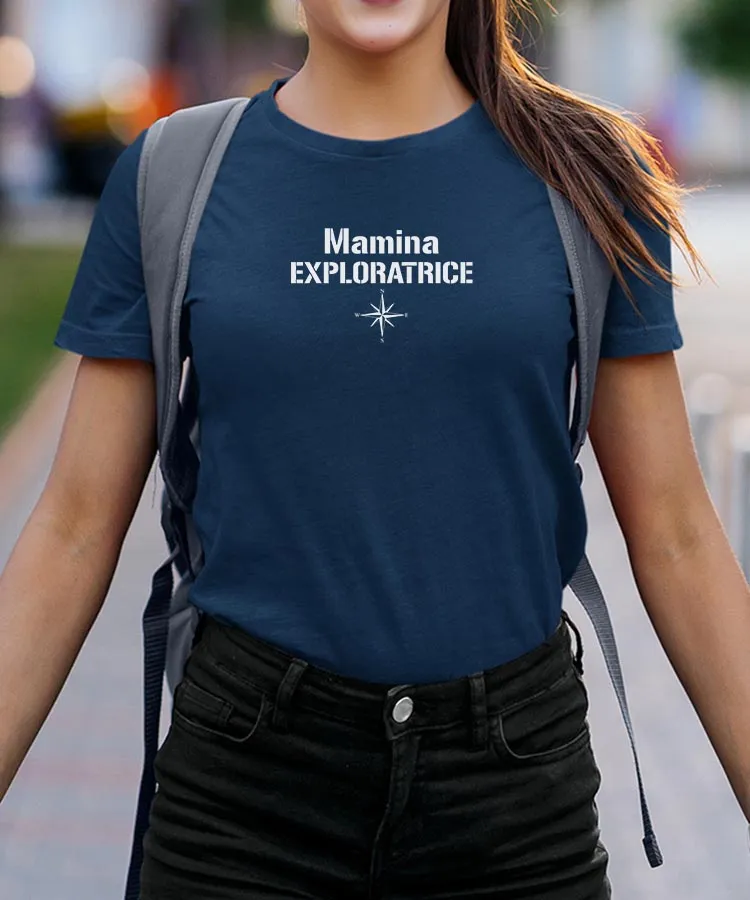 T-Shirt Mamina exploratrice Pour femme