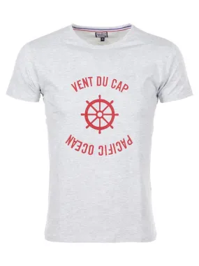 T-shirt manches courtes homme CHERYL - VENT DU CAP - Gris