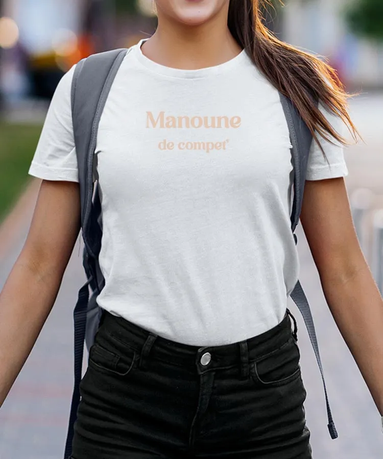 T-Shirt Manoune de compet' Pour femme