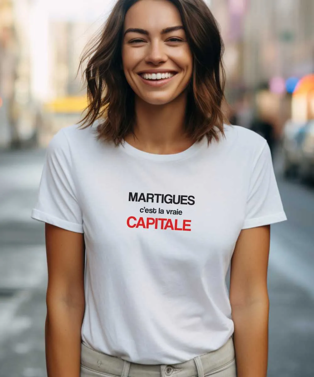 T-Shirt Martigues c'est la vraie capitale