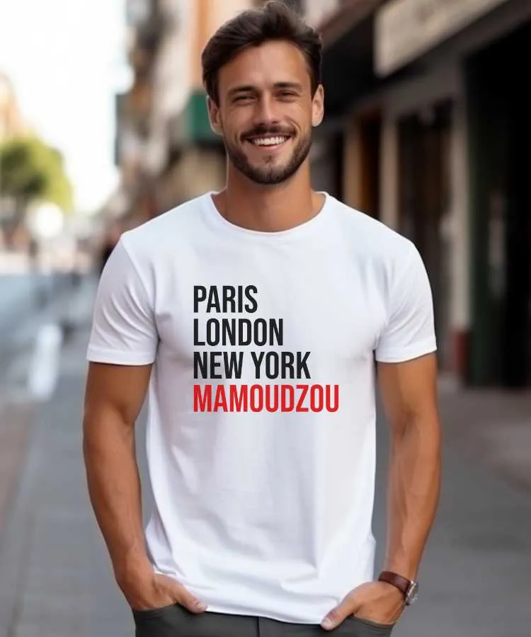 T-Shirt Paris London New York Mamoudzou