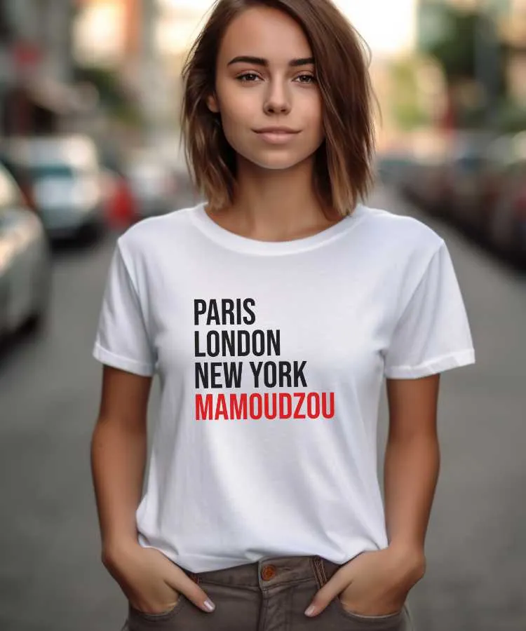 T-Shirt Paris London New York Mamoudzou