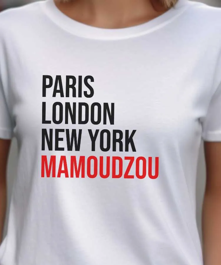 T-Shirt Paris London New York Mamoudzou