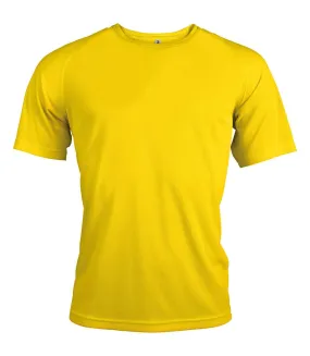 T-shirt sport homme jaune Kariban