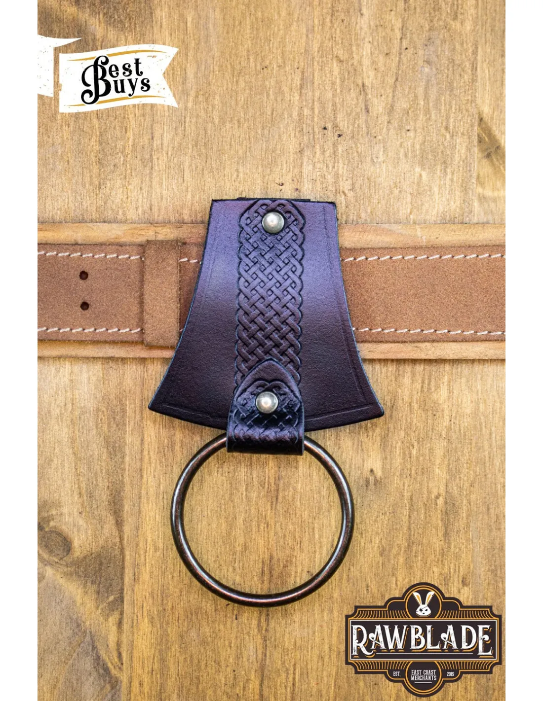 Tahalí Nuada de ceinture pour armes - Noir ⚔️ Boutique Épées